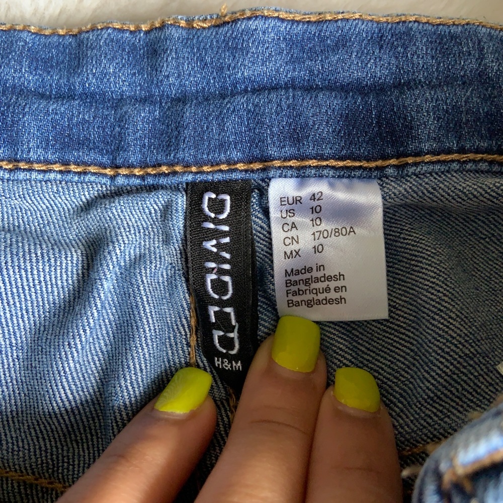 Shoe Lace Skinny Jeans | H&M - Picture 2 of 5